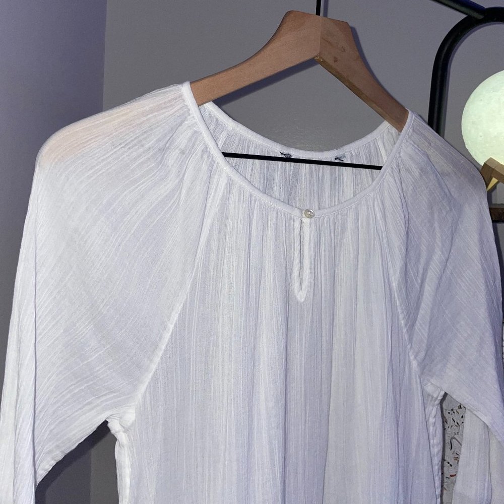 White Beach Coverup Dress